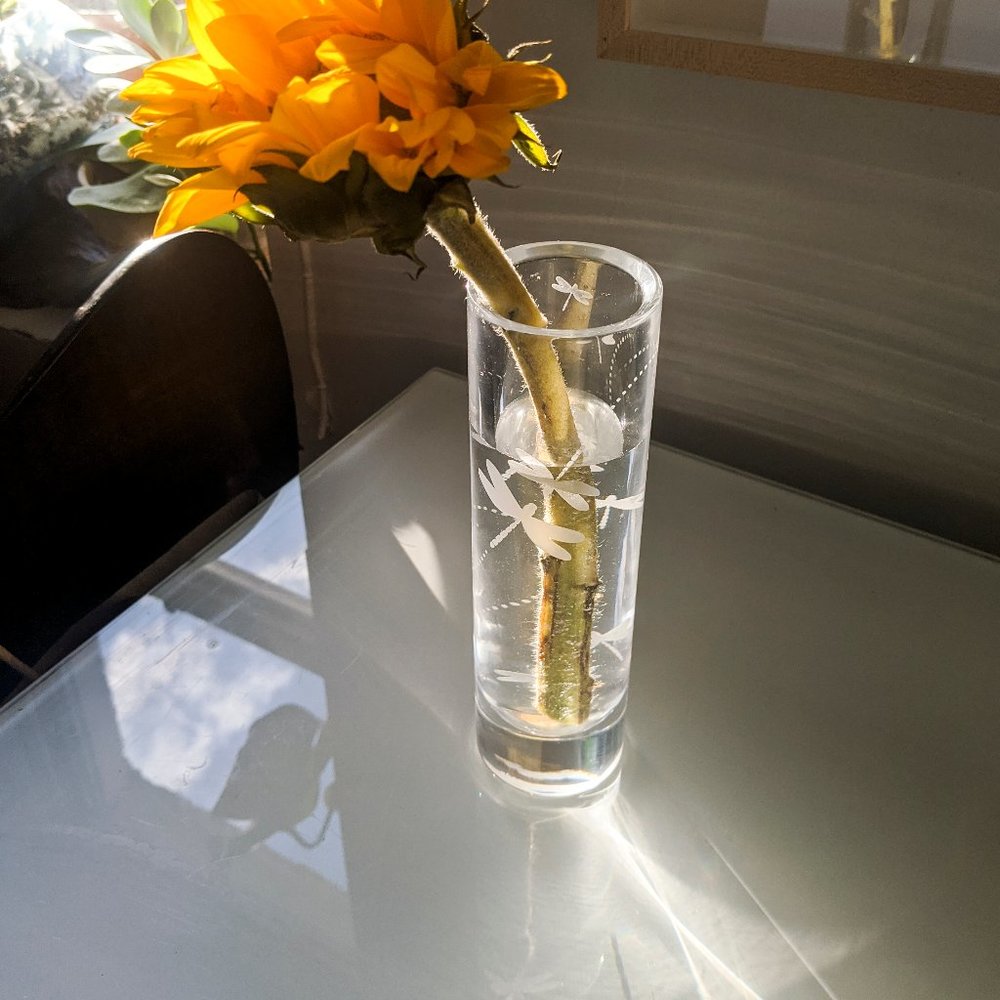 RARE vintage Kate Spade LENOX Crystal Flower Vase